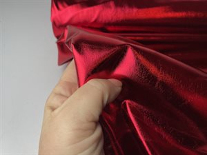 Sport / danse stof - metallic rød